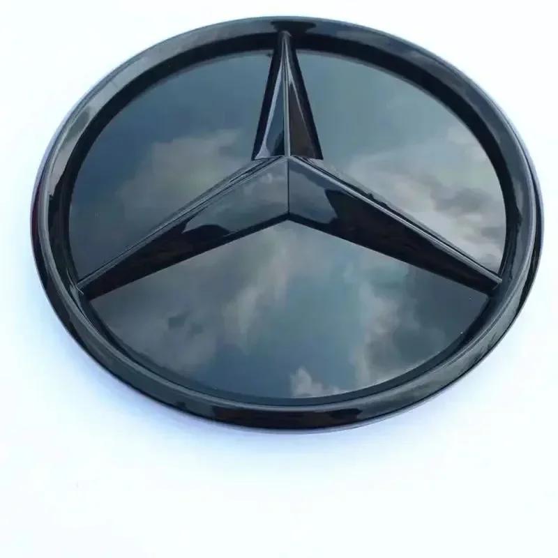 

2025 Hot Car Sticker 1pcs front grille star logo badge mirror emblem 3D ABS logo for Mercedes-Benz W205 W176 W212 W218 C117 CLA W205