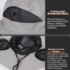 Dual Fan Solar Fan Hat 3 Speeds Fishing Bucket Hat Convenient Summer Fan Visor Cap  Sport