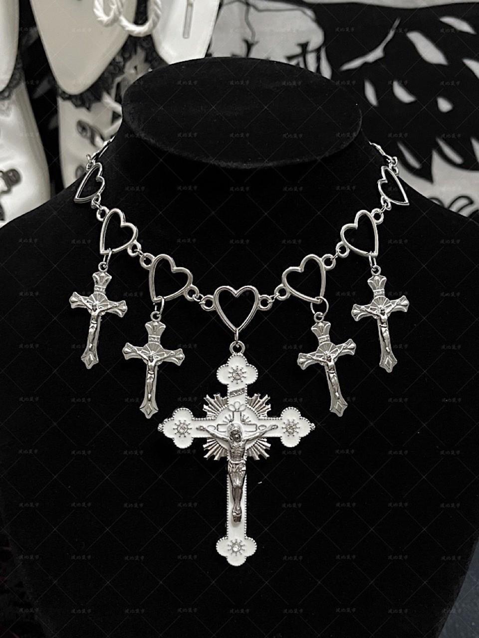 Minimalist Cross Chain Necklace With Electroplated Alloy For Womens Fashion