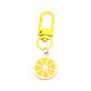 Cheerful Fruit Shaped Key Holder Sturdy Keychain Accessory For Teens Women Stylish Practical Gift