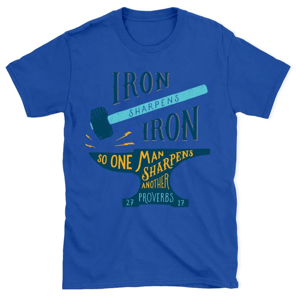 

Sharpen Iron Christian TShirt Mens and Womens Short Sleeve Cotton Tees Y2k Shirt Men Clothing Summer Blouse Oversize Tops 4XL