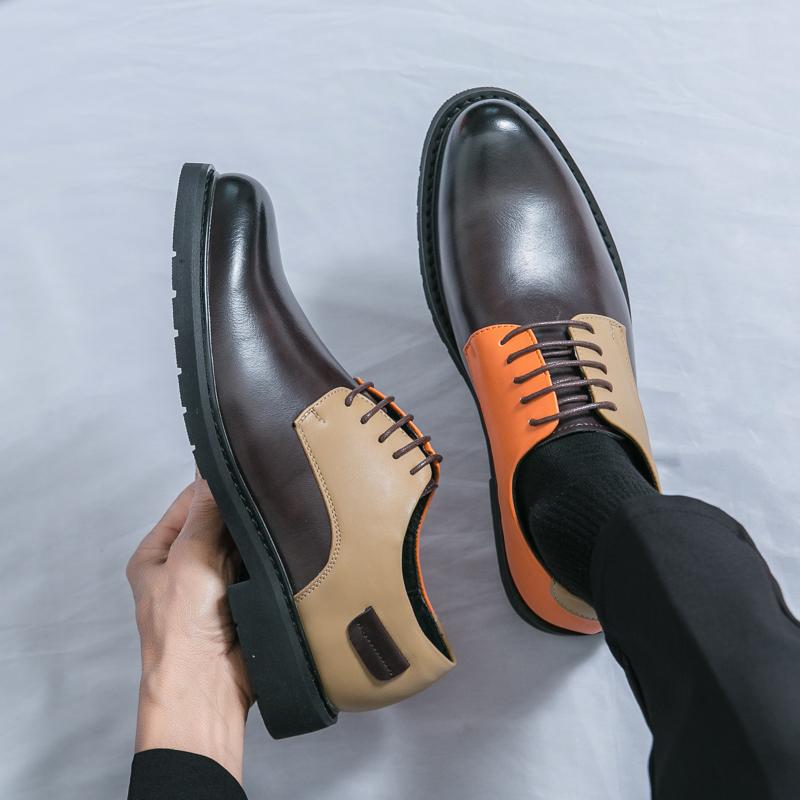 Men Oxfords Dress Brogues Derbys Formal Business Leather Shoes Tuxedo Wedding Shoes Plus Size