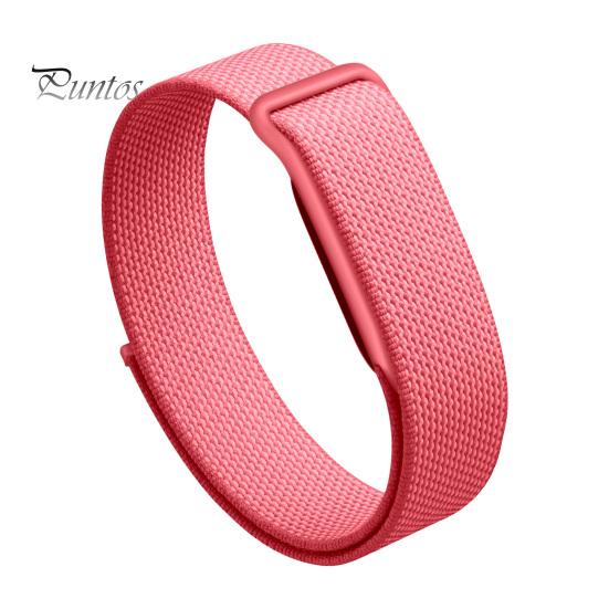 Bracelet de Montre Connecteur Universel pour Google Fitbit Air, Bracelet de Remplacement Sport Respirant à Clipser Sécurisé, Bracelet Tissé Réglable Anti-transpiration