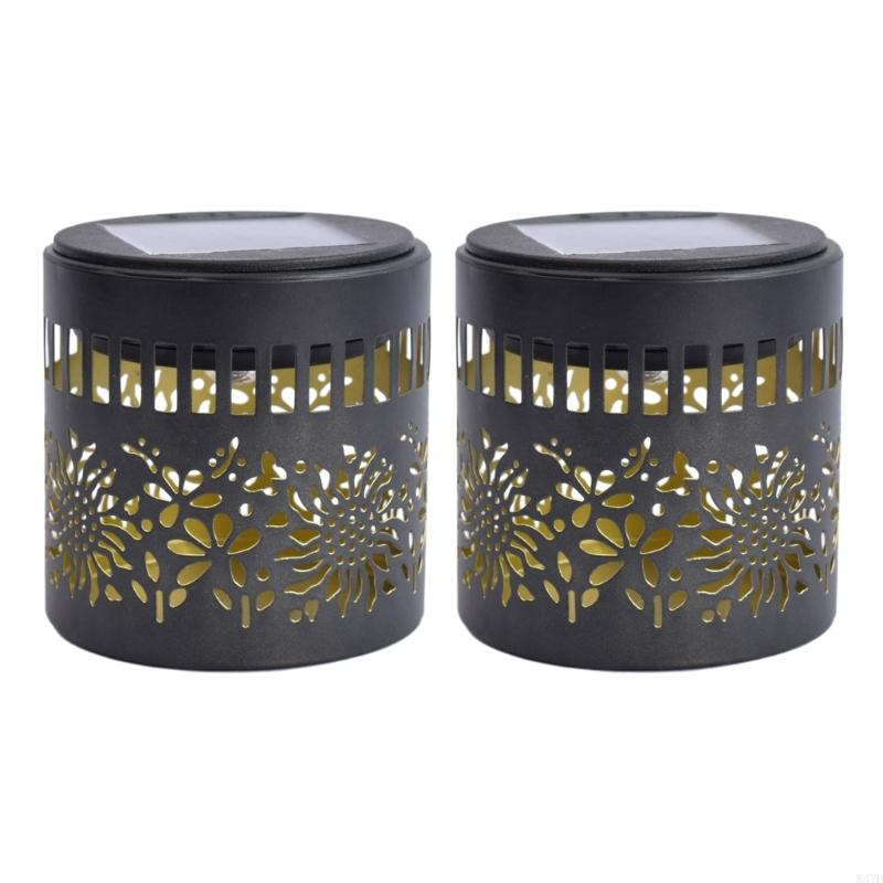 Outdoor Flower Solar Lamp Garden Decoration Waterproof Outdoor Solar Landscape Lights for Patio Yard Pathway M4YD