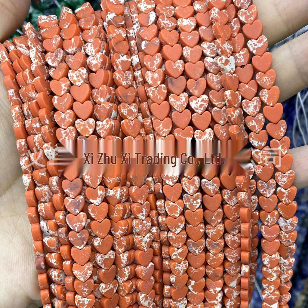 6mm herzförmige Kristallachat-Perlen: Tigerauge, Grüner Aventurin für DIY-Schmuck und Armbänder