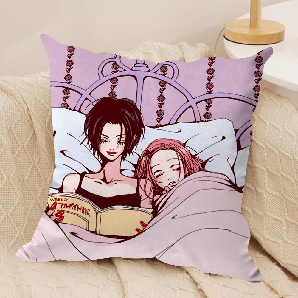 Arrival N-Nana Anime Cushion Cover Soft Plush Double-Sided Printed Sofa Pillow Cushion Cover | Cozy All-Season Decor Gift