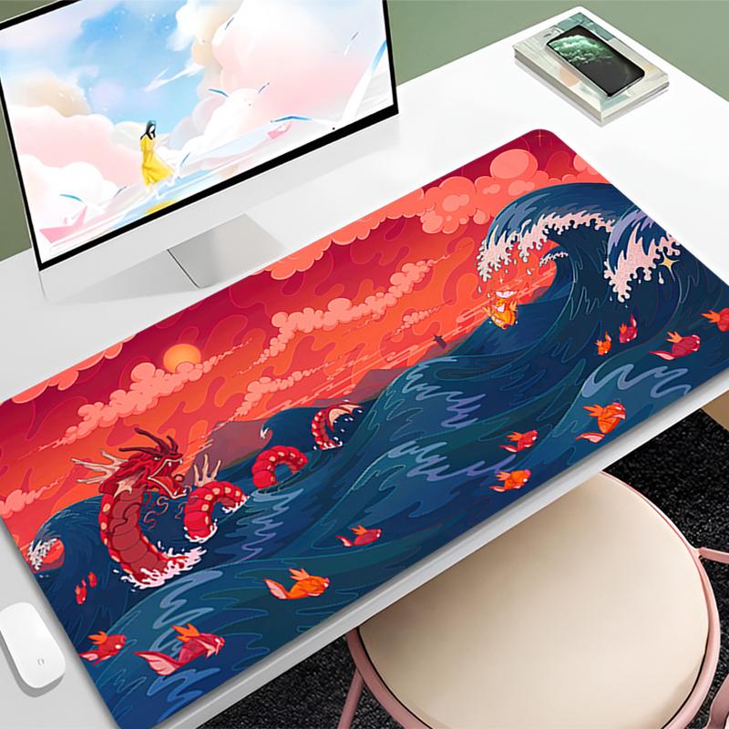 Gaming Mouse Pad P-Pokemon P-Pikachu Large Computer Mousepad Desk Mat PC Anime Carpet Keyboard Gamer Accessories Table