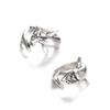 Ins 2x Adjustable Knuckles Rings for Creative Shark Rings Dance Party Jewelry De
