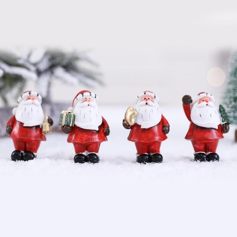 Ozdobné řemesla Stylová Pěkná Pryskyřičná Ozdoba Potřeby Santa Claus Na Vánoční Dekoraci