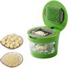 Stainless steel garlic press, 2026 upgraded version with storage container garlic grinder tool, garlic press and chopper
