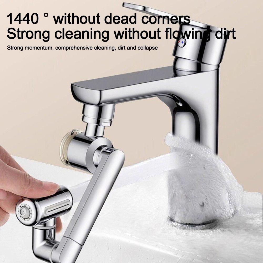 Water Saving Kitchen Faucet 1440° Rotate Faucet Extender New Bathroom Tap  Bathroom