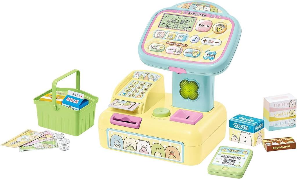 Sumikkogurashi and Sumikko 10 1 2 Sticker Toy Award 2022 Basic Toy Category Grand Pretend Play for Ages 3 and Up Beep, Scan, Shop! Self-Register (1