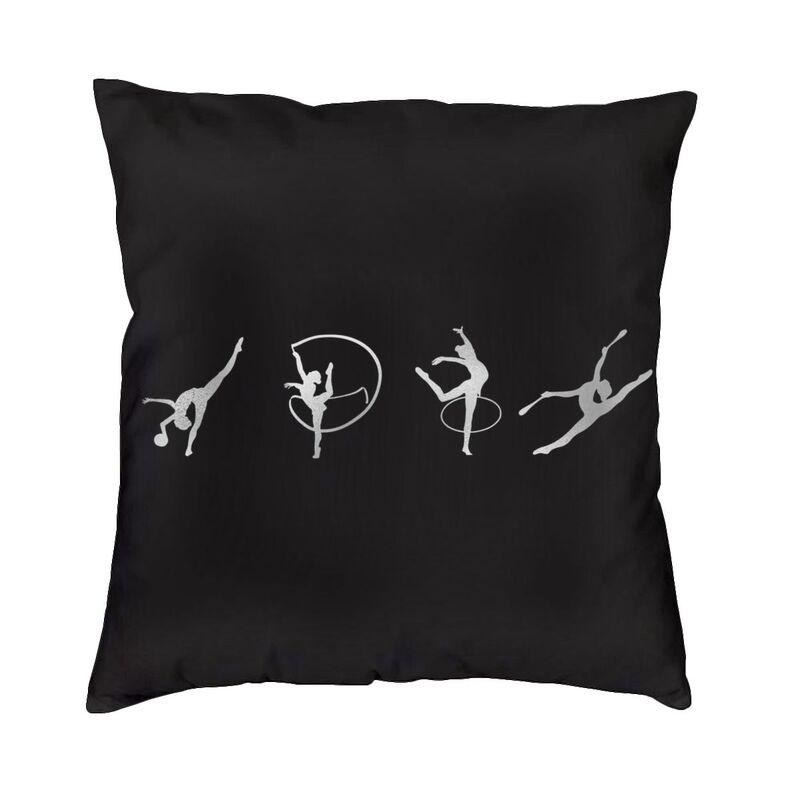 Dance Rhythmic Gymnastics Square Pillowcover Decoration Cushion Cover Throw Pillow for Living Room Doublesided Printing