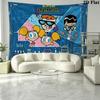 Dexter 's laboratory Wall Tapestry Aesthetic Wall Hanging Printed Fabric Blanket Decorative Tapestries for Bedroom Living Room Home Decor