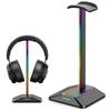 NEW BEE Z8 RGB Light Headphone Stand with USB + Type-C Expansion Hub Gaming Headset Holder Display Rack