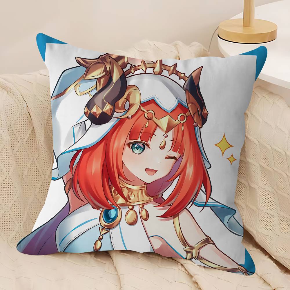 Anime Characters -N-Nilous Pillow Case Removable Washable Cushion Cover – All-Season Soft Linen