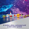 LEGO Classic Creative Space Planet Building Toy Set Space Toys for and Girls Ages Includes Rocket and Bricks Christmas Gift 11037 - Kids, Boys, 5+ -