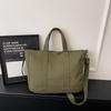 Große Kapazität Unifarbene Reisetasche Damen Pendler-Tragetasche