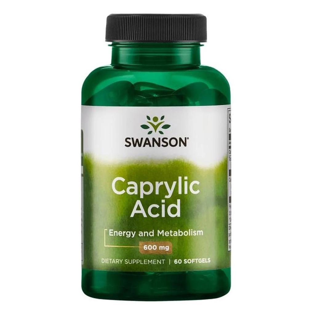 Caprylic Acid, 600mg - 60 Softgels