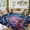 Bayern Munich Design Crystal Velvet Rug Soft Decorative Mat for Bedroom Entrance