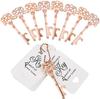 Vintage Key Style Bottle Opener, 50-Pack for Weddings & Parties