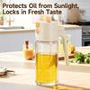 Glass Oil Sprayer Bottle For Cooking With Silicone Base And Removable Parts Precise Oil Sprayer For Easy Cleaning