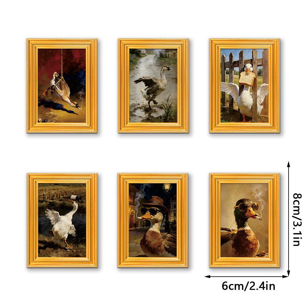 3D Wooden Photo Frame Poster Refrigerator Magnet - Creative and Quirky Decorative Magnet