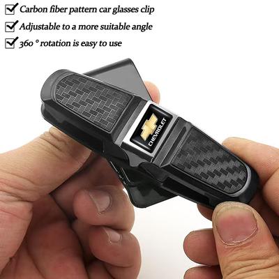 Clip para Gafas de Coche Visera Portagafas de Sol Interior del Automóvil Para Groove Volt Lacetti Trax Niva Impala Sonic