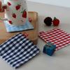 1/5Pcs Fabric Coaster Tea Towels Double Cloth Placemat Pure Cotton Insulation Pad Mug Pad Kitchen Table Decor
