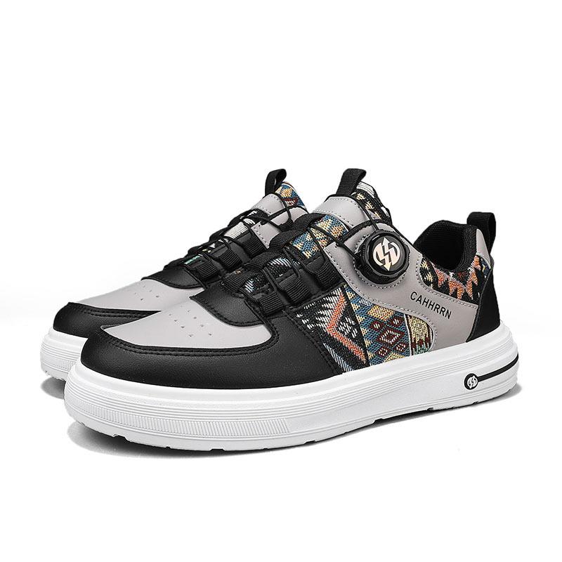 

Men s shoes spring breathable new men s sports shoes casual and lightweight platform non-slip board shoes 44