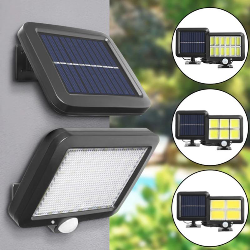 LED Solar Lights Split Wall Lamp Motion Sensor Sunlight Light 3 Mode Outdoor Waterproof Emergency Street Garden Security Light