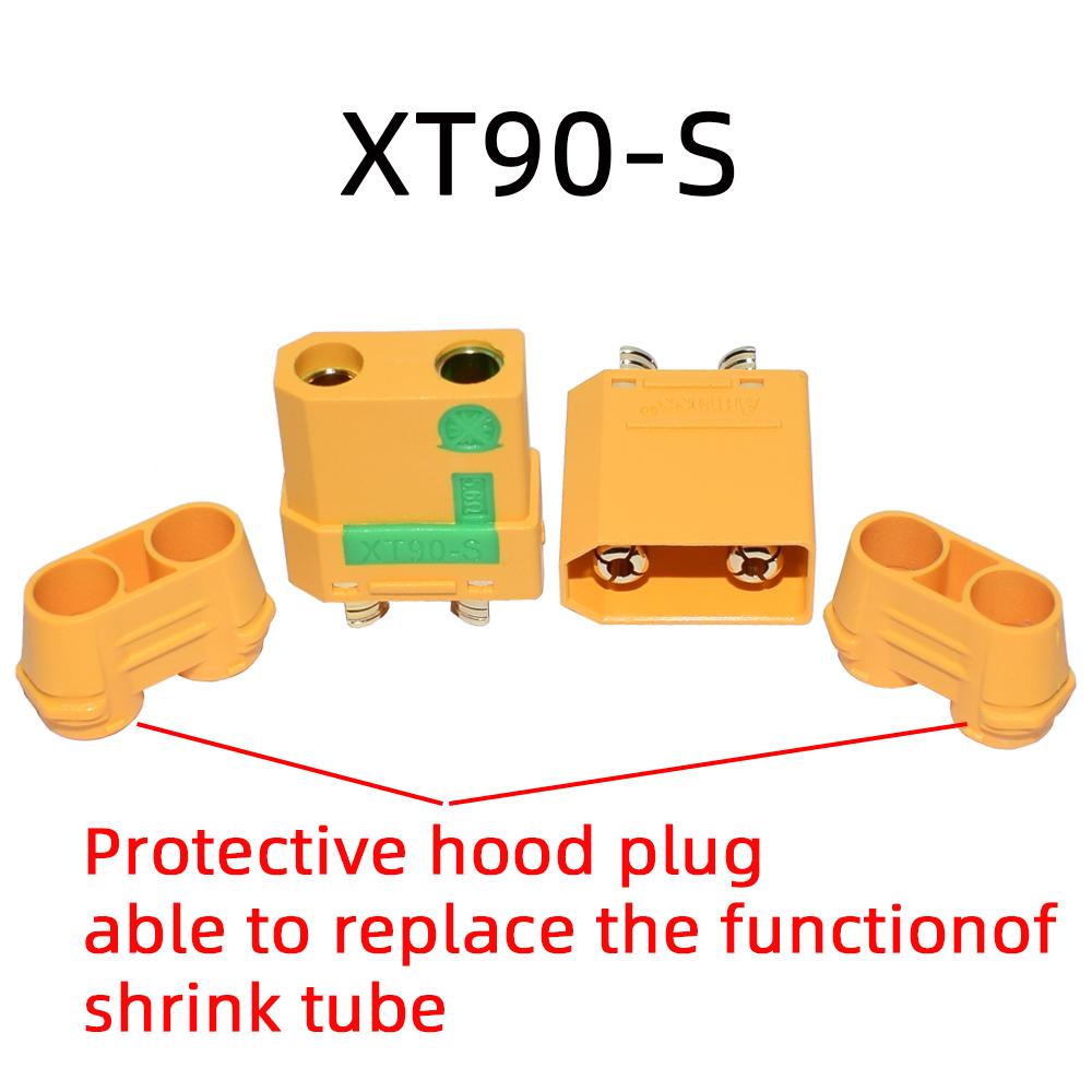 Amass XT90S Connector xt90s anti spark XT90S XT90-S Male Female Motor Adapter for Battery ESC and Charger Lead for RC Car Truck