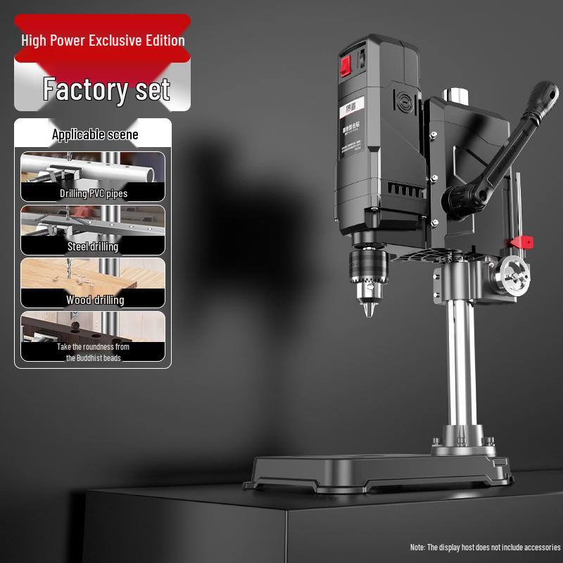 High-Power 220V Multi-Functional Bench Drill for Household and Industrial Use