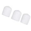 100PCS Screw End     White PVC Anti Aging Flexible Flame Retardant End Cover for