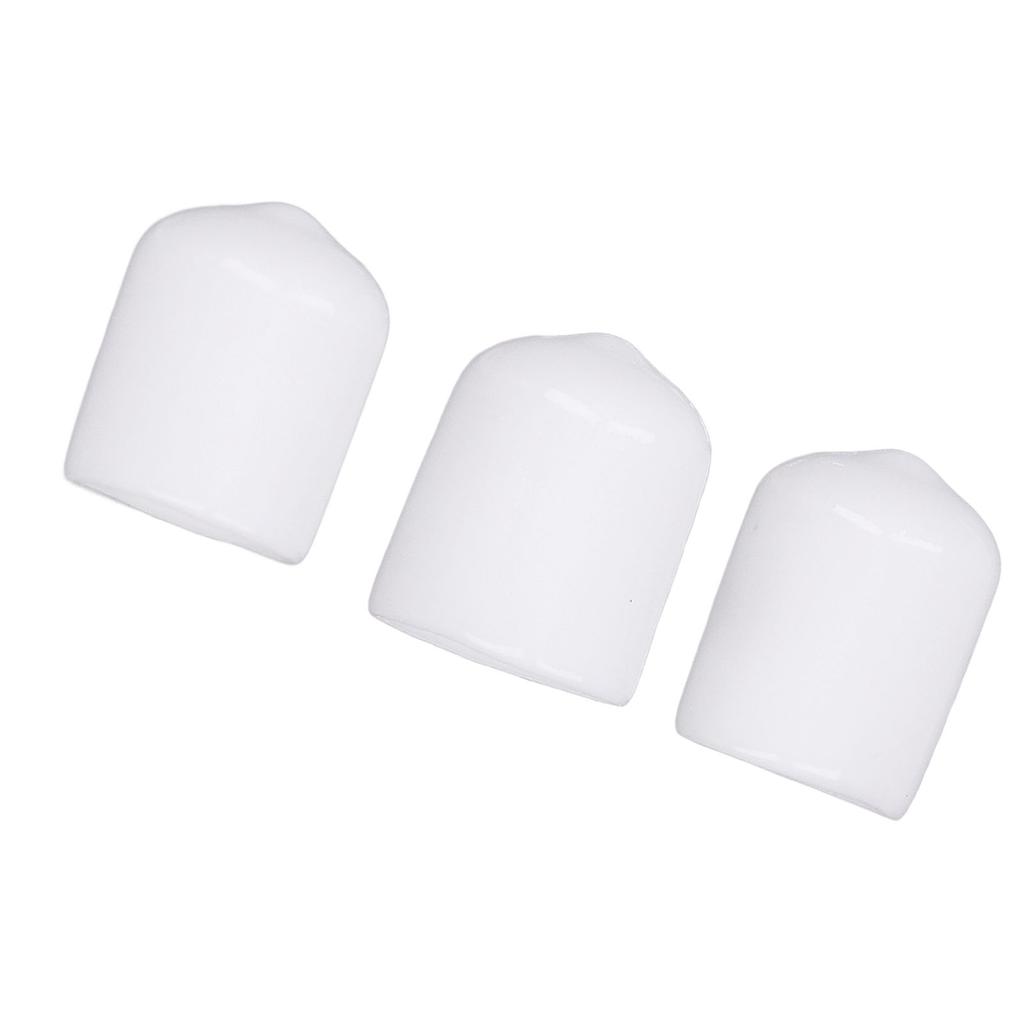 100PCS Screw End     White PVC Anti Aging Flexible Flame Retardant End Cover for