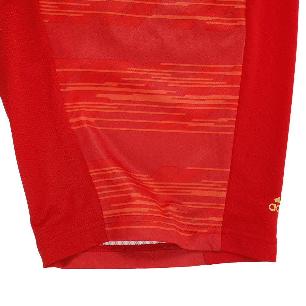 Adidas FTI79 Scarlet Baseball Shorts with Graphics Size Size Men's (DU9561), J/S (Japan Small)