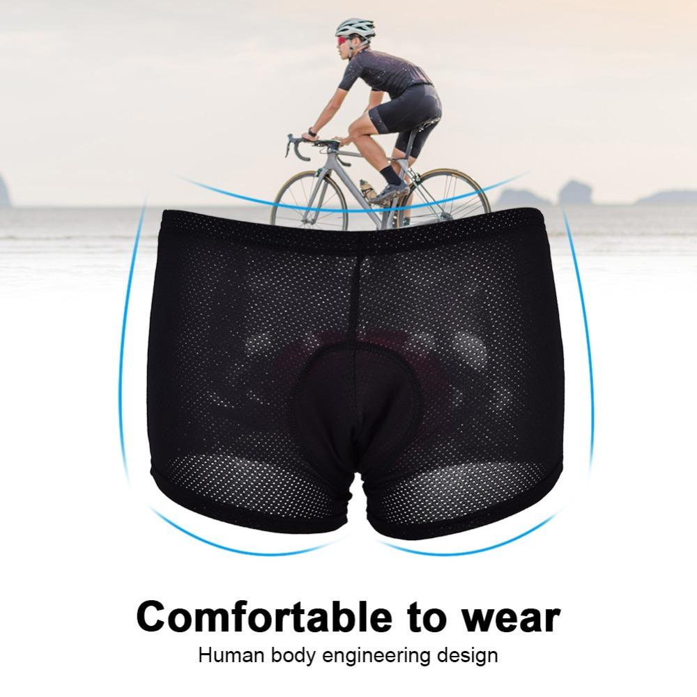 2Pcs 3D Padded Cycling Shorts Breathable Cycling Pants Comfort Bike Underwear  Mountain Biking