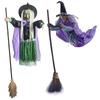 2026 Halloween Flying Witch Decor Flying Witch Outdoor Halloween Decorations Scary Props Holiday Ornament For Indoor Tree Porch