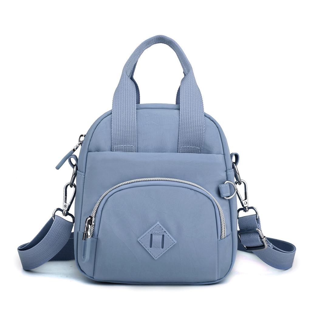 Trendy Women's Oblique Span Bag Anti-splashing Nylon Mother Travel Handbag Casual Versatile Mobile Phone Small Square Bag