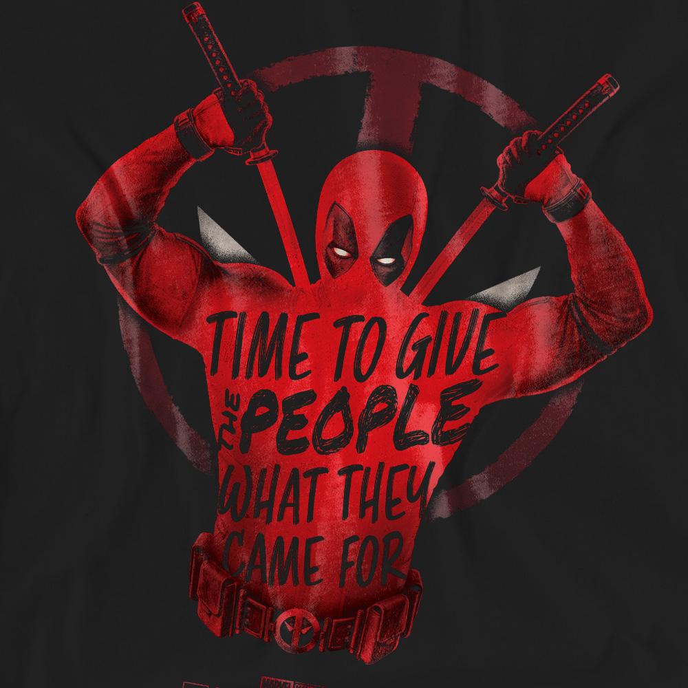 Deadpool & Wolverine Unisex Adult Give The People Deadpool T-Shirt