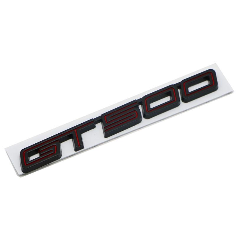 Car 3D Metal Letters Decals Sticker For Mustang GT 500 SHELBY GT350 GT500 Logo Car Body Tail Trunk Badge Emblem Stickers