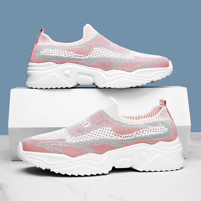 TUINANLE Spring Sneakers Plus Size 35-44 Women Black Shoes Summer Casual Slippers Pink Walking Shoes