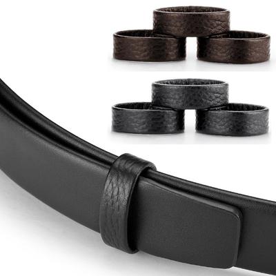 Delicate Belt Link Loop Cow Genuine Leather Belt Tail Fixed Ring Men's Belt Ring  Belt Accessories