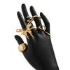 Liquid Lavas Butterfly Rings Set 7 Pieces Trendy Elegant Styles Jewelry Accessory Decoration for Women Daily Use