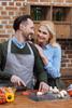 SZKLANA DESKA DO KROEJNIA 30x22 KROPLE