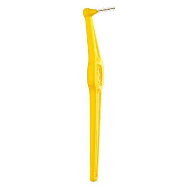 TePe Angle Interdental Brushes, 6 Brushes X 2 Packs, Yellow (0.7mm)