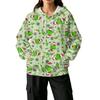 Women's Casual Christmas Print Pullover Hoodie with and Pockets