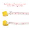 Soft Tape Measure Double Scale for Tailor Craft Weight Loss Measurement Sewing