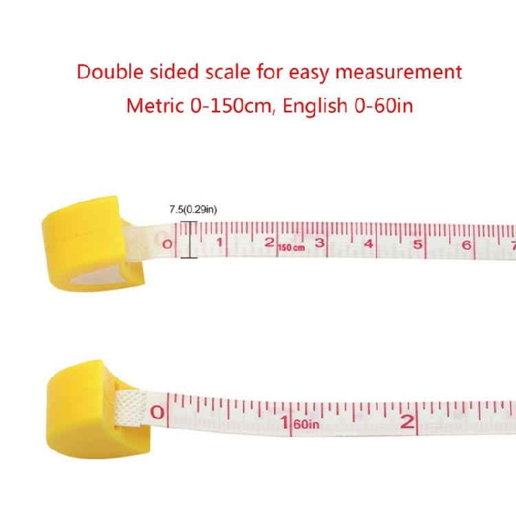Soft Tape Measure Double Scale for Tailor Craft Weight Loss Measurement Sewing