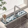 Badezimmerarmatur Ablass- und Wasserabsorptionsmatte für Waschbecken und Arbeitsplatten